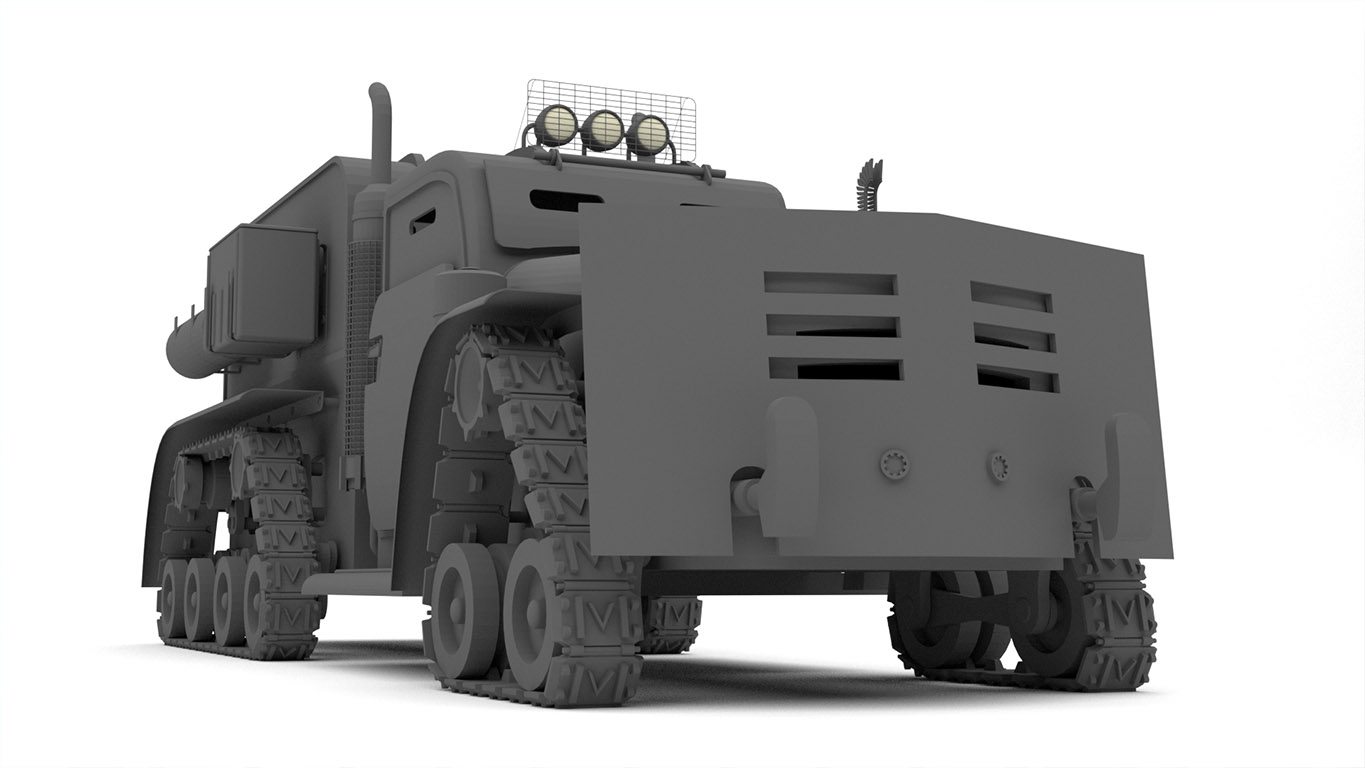 pixels can talk 3d pixel armoured truck 04